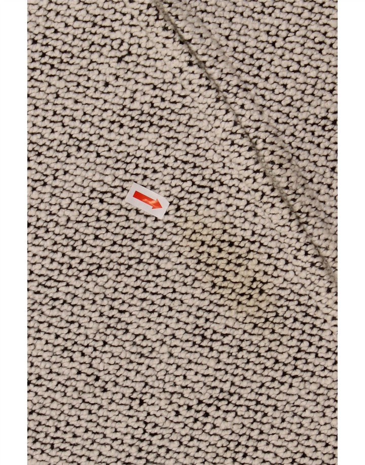 WEIRD FISH Mens Tracksuit Top Jacket Large Grey Cotton