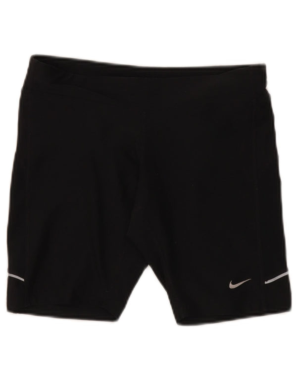 Nike Womens Dri Fit Sport Shorts UK 10 Small  Black Polyester