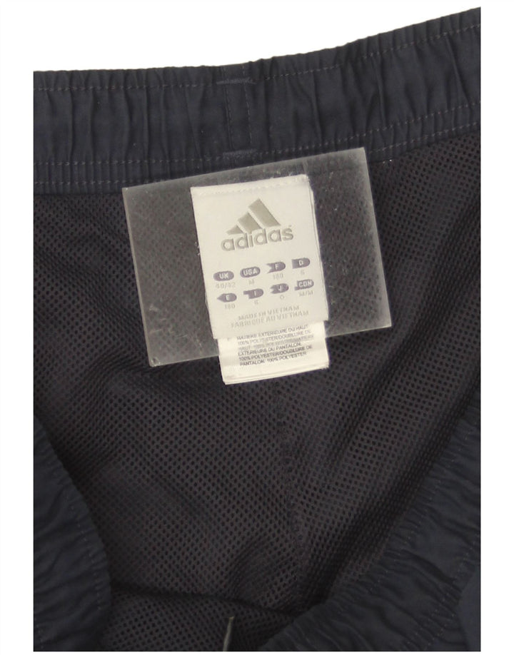 Adidas Mens Tracksuit Trousers Joggers UK 40/42 Medium Navy Blue Polyester