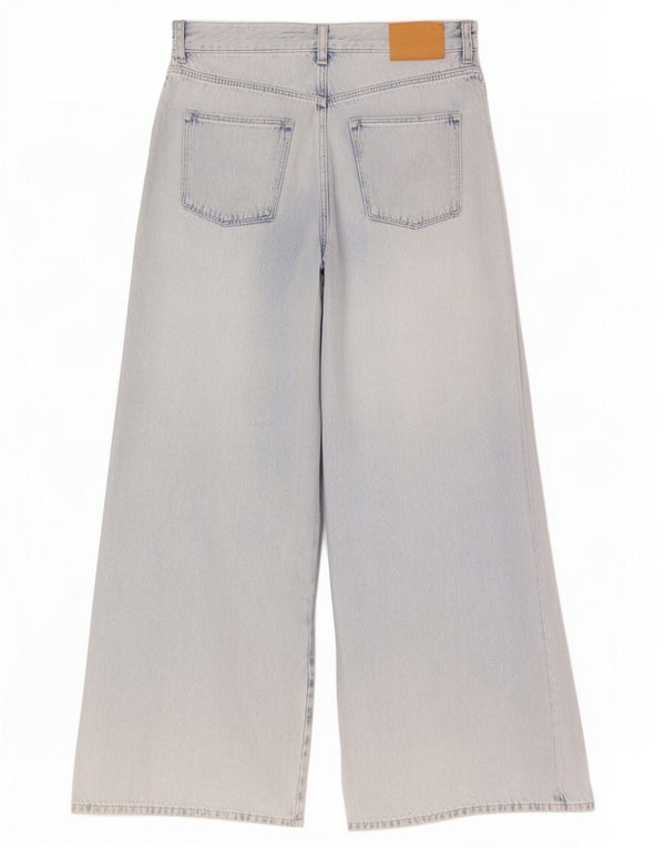 Ted Baker Womens High Waist Wide Leg Jeans W28 L31 Blue Cotton