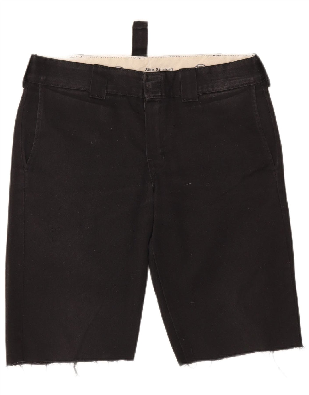 Dickies Mens Slim Chino Shorts W32 Medium Black Polyester