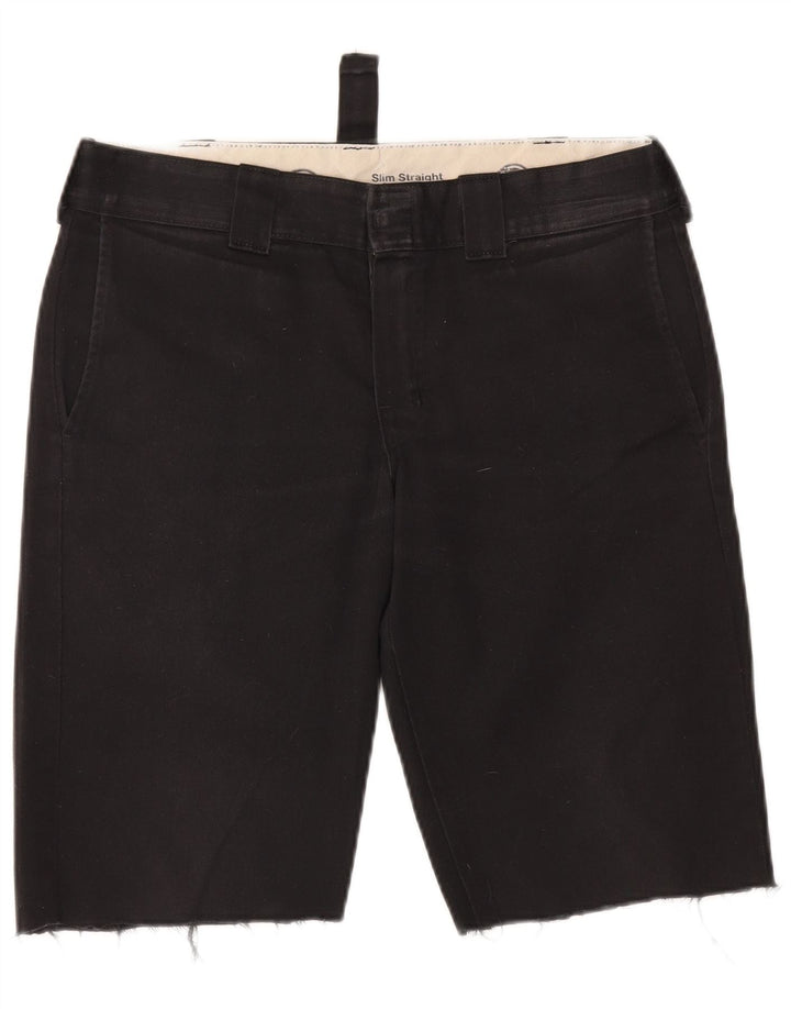 Dickies Mens Slim Chino Shorts W32 Medium Black Polyester