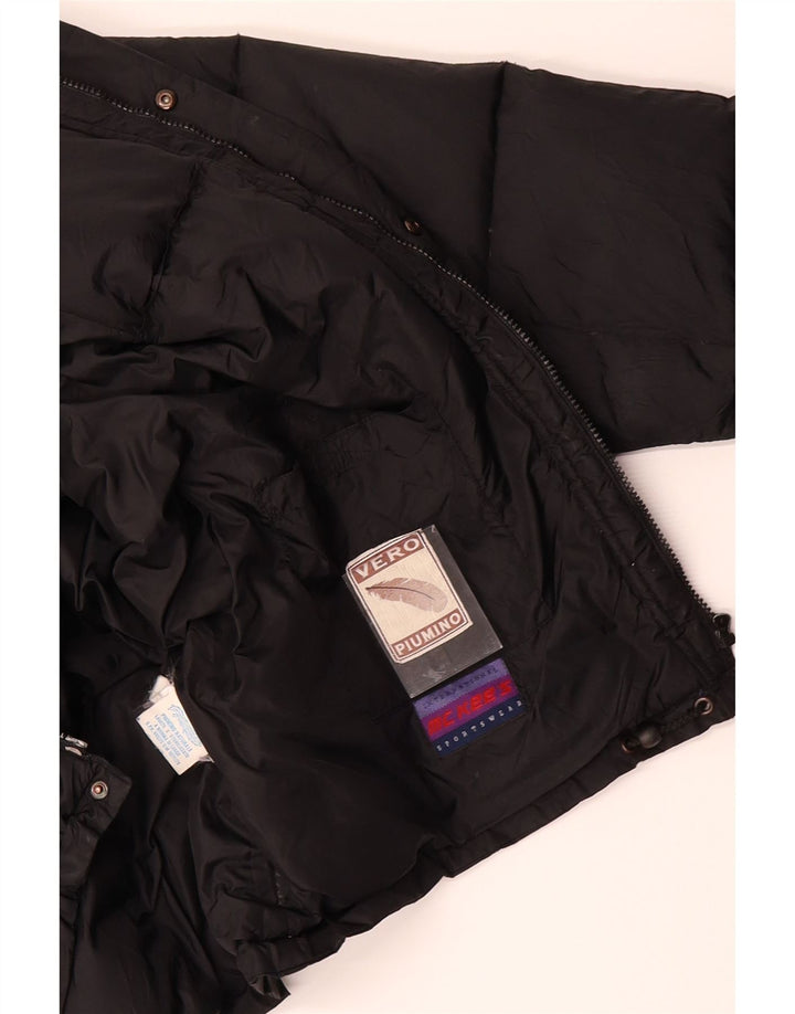 MC KEE'S Mens Padded Jacket UK 42 XL Black Polyamide