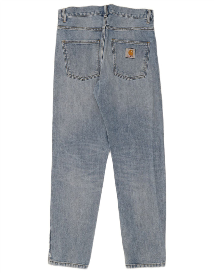 CARHARTT Mens Tapered Jeans W28 L29 Blue Cotton