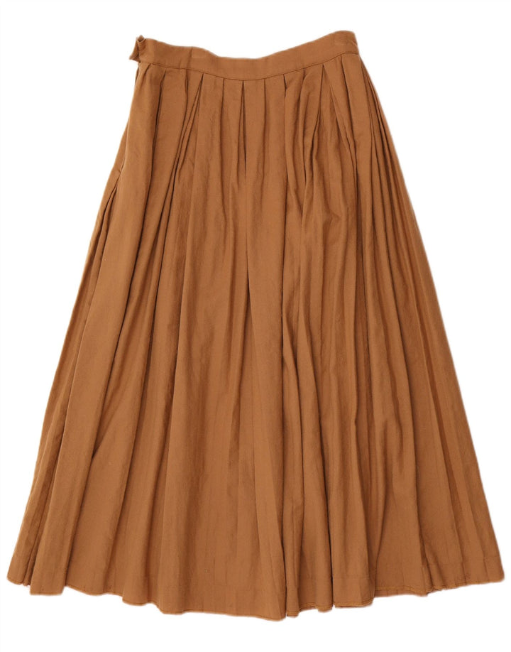 Marella Womens High Waist Flared Skirt UK 12 Medium W26 Brown