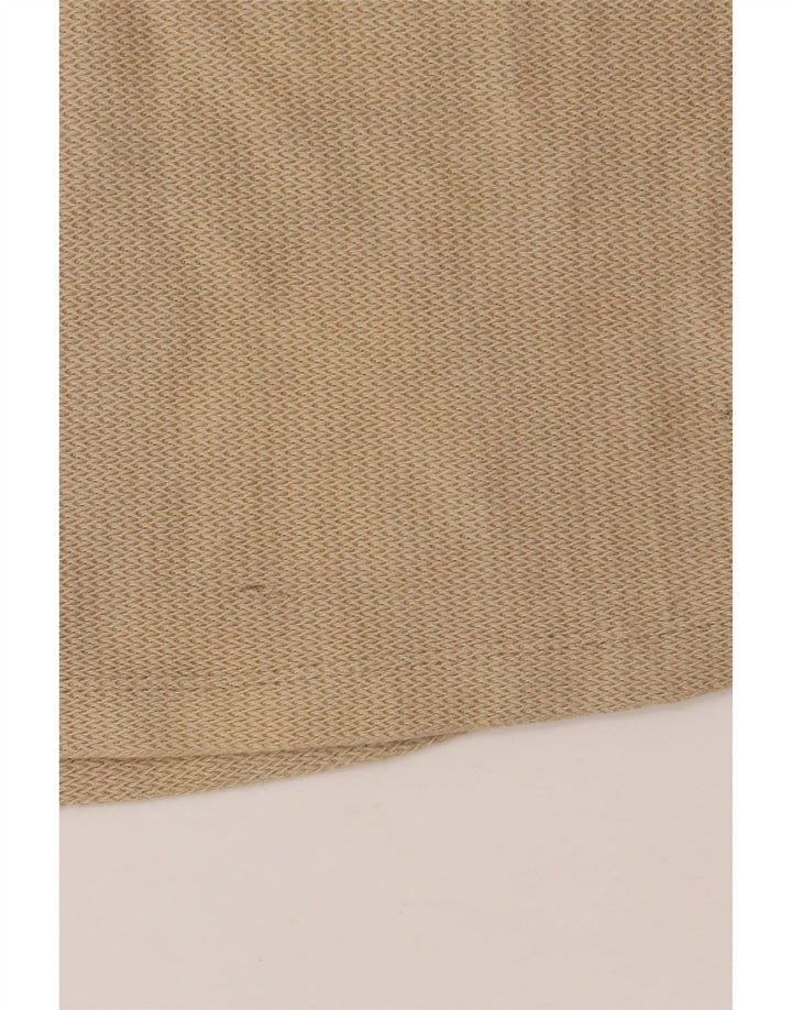 Zara Mens T-Shirt Top Medium Khaki Cotton