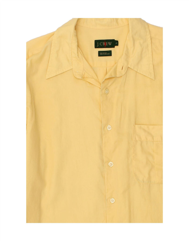 J. CREW Mens Shirt Large Yellow Cotton Vintage J. Crew and Second-Hand J. Crew from Messina Hembry 