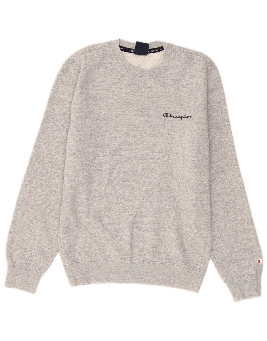 CHAMPION Mens Sweatshirt Jumper XS Grey Flecked Cotton