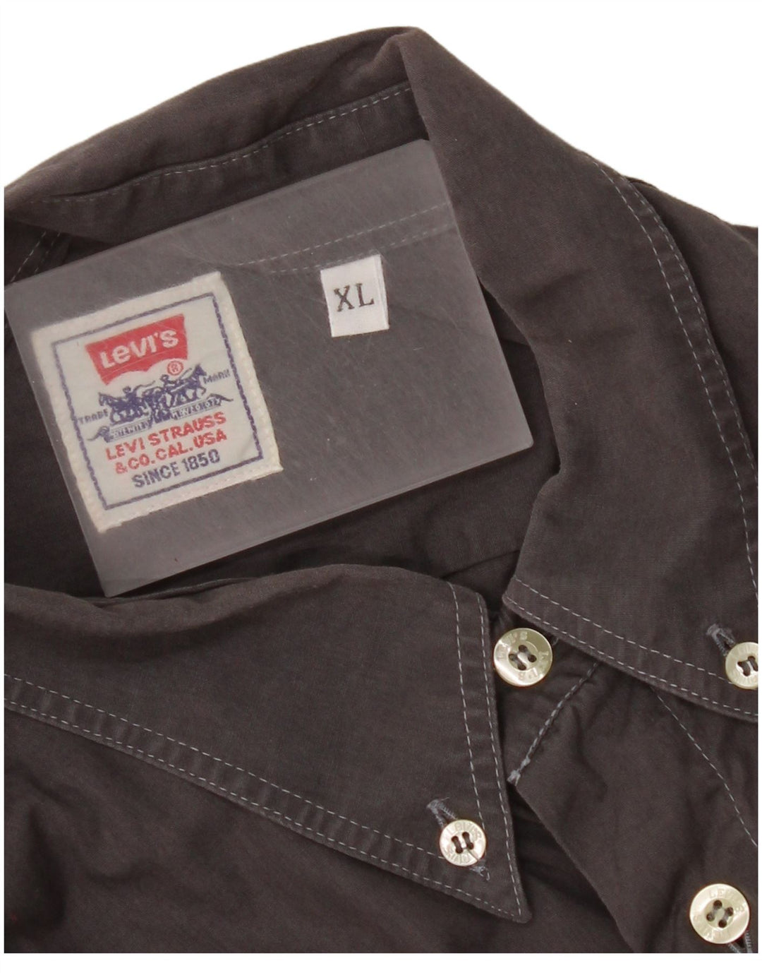 Levi's Mens Shirt XL Grey