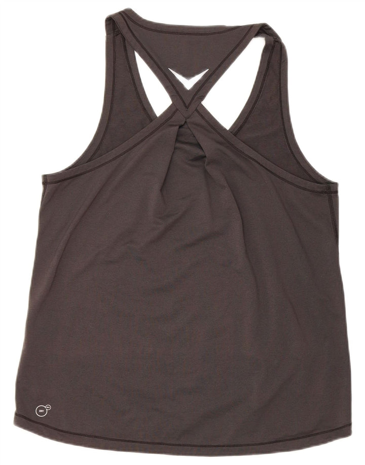 Puma Womens Vest Top UK 12 Medium Grey Polyester