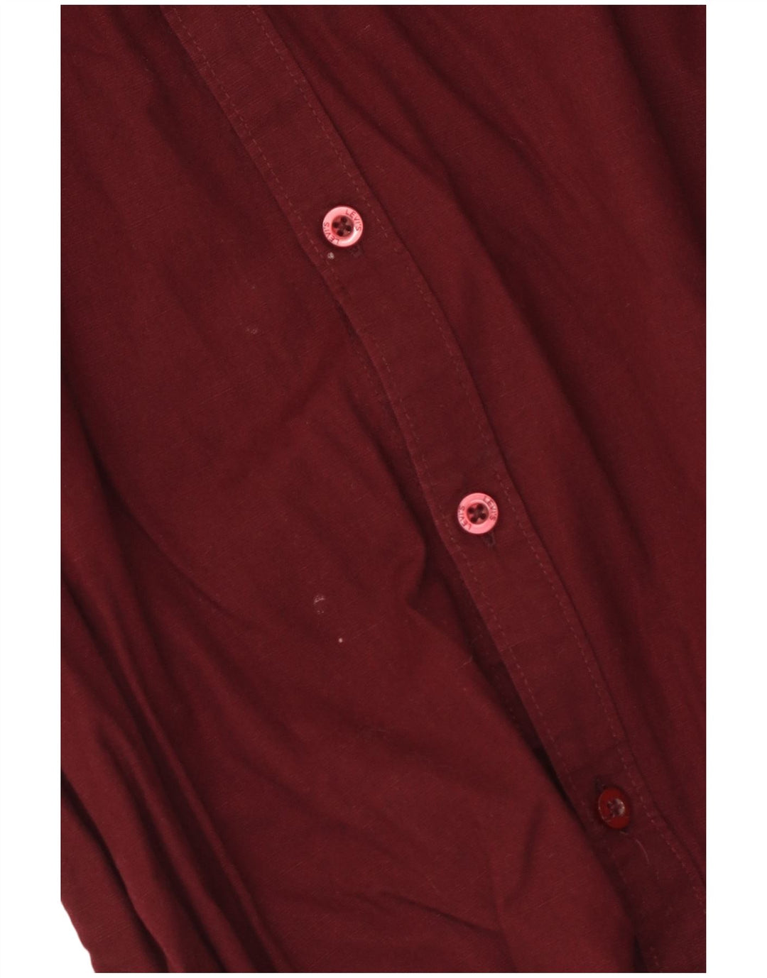 Levi's Mens Shirt Large Burgundy Cotton