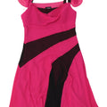 Gattinoni Womens A-Line Dress IT 48 XL Pink Colourblock Polyester