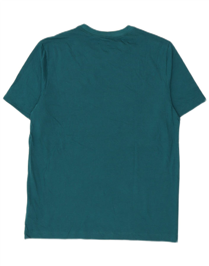 Nike Mens T-Shirt Top Medium Green Cotton