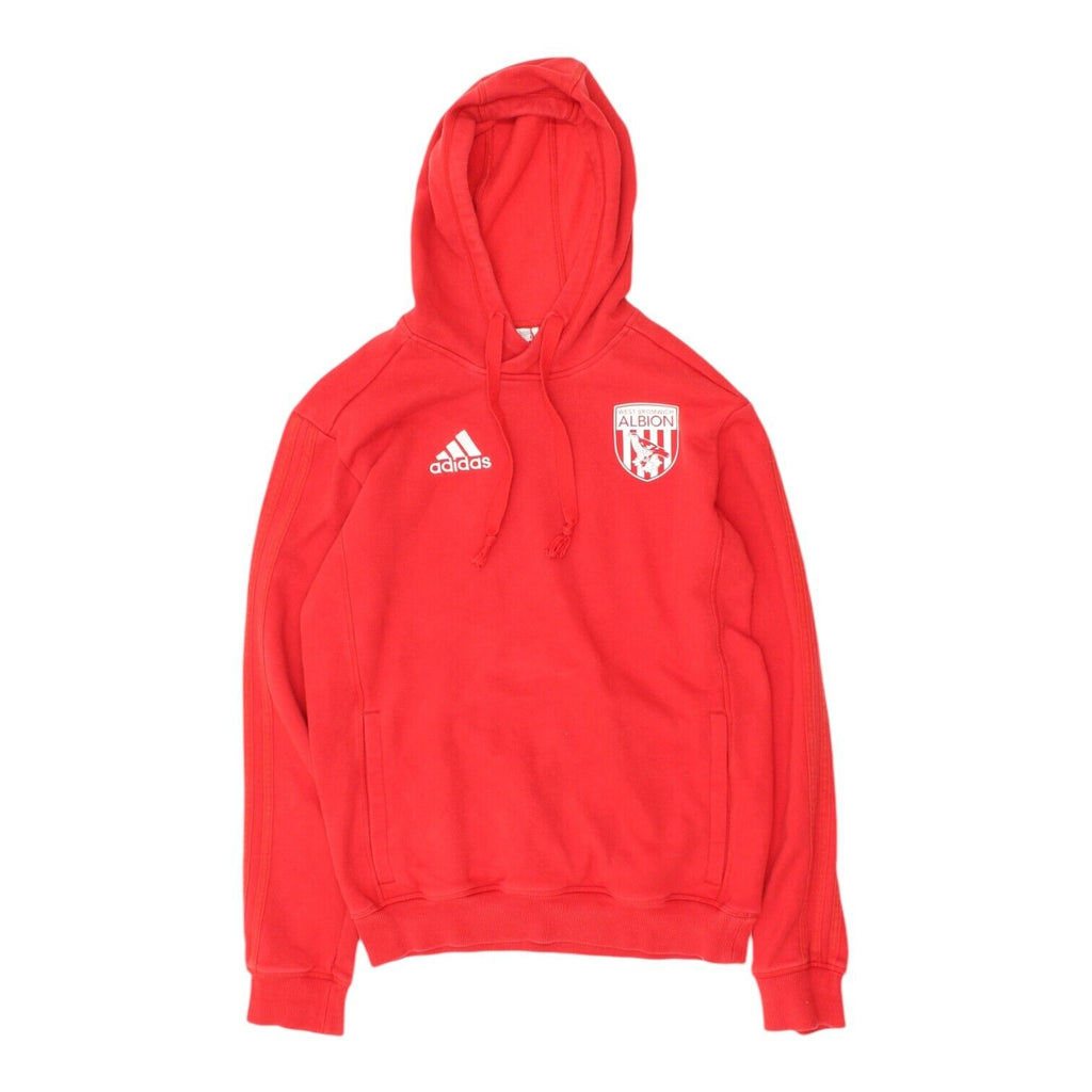 West Bromwich Albion Mens Red Adidas Pullover Hoodie | Football Sports Hoody VTG | Vintage Messina Hembry | Thrift | Second-Hand Messina Hembry | Used Clothing | Messina Hembry 