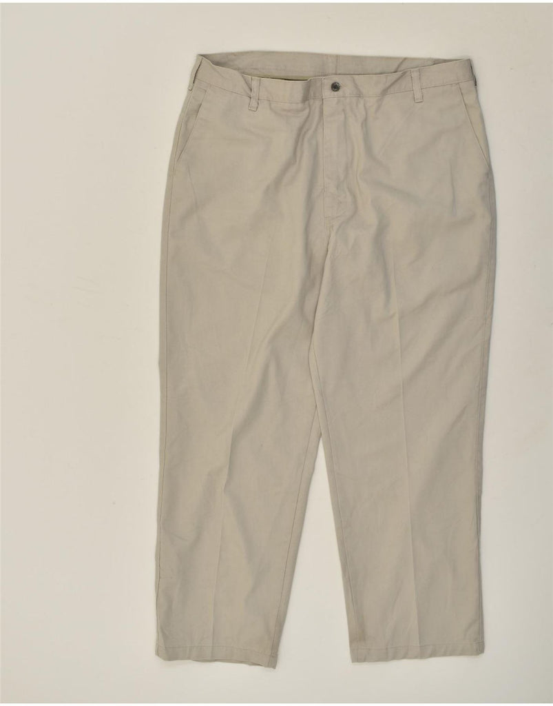 LEE Mens Straight Chino Trousers W40 L29  Beige Cotton | Vintage Lee | Thrift | Second-Hand Lee | Used Clothing | Messina Hembry 