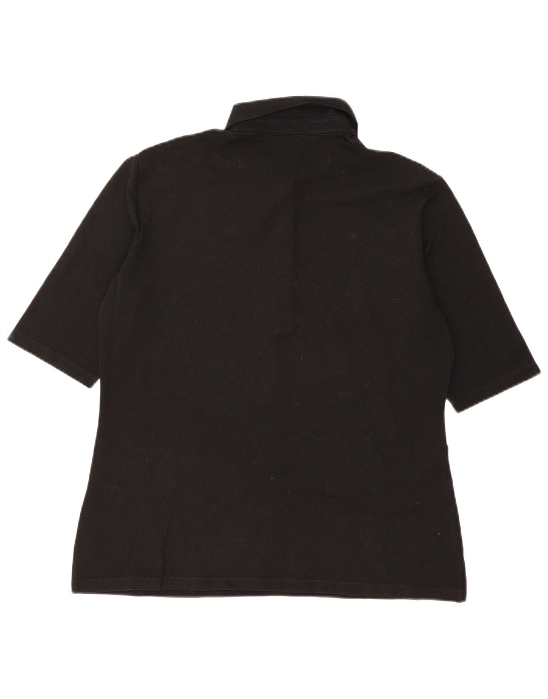Lacoste Womens Polo Shirt Size 48 XL Black Cotton