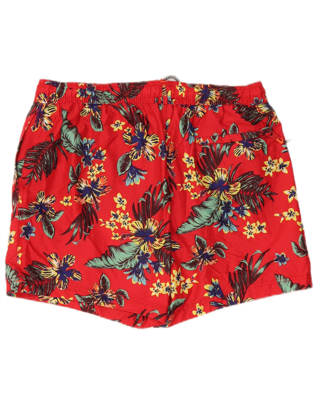 SUPERDRY Mens Swimming Shorts 2XL Red Floral Polyester