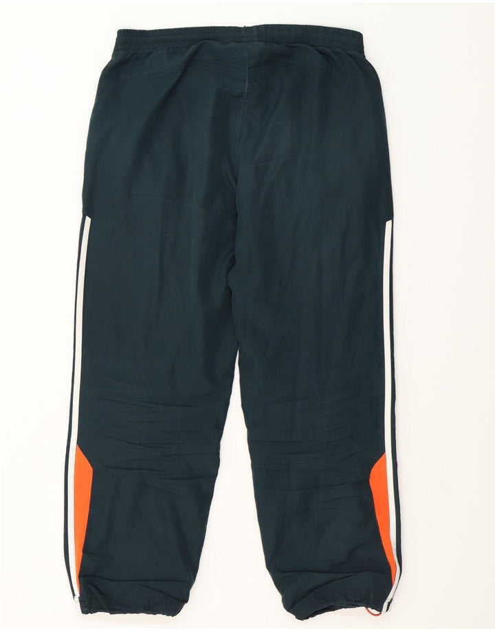 ADIDAS Mens Tracksuit Trousers Joggers Medium  Blue Colourblock Polyester Vintage Adidas and Second-Hand Adidas from Messina Hembry 