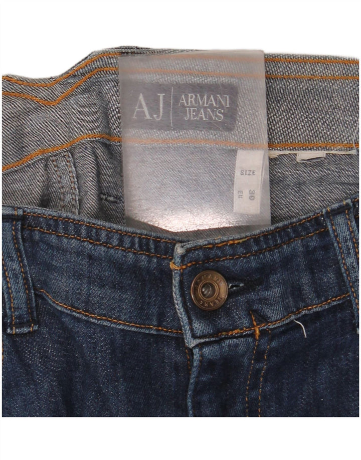 Armani Womens Skinny Jeans W30 L34 Navy Blue