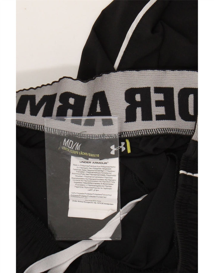 UNDER ARMOUR Mens Graphic Sport Shorts Medium  Black Polyester