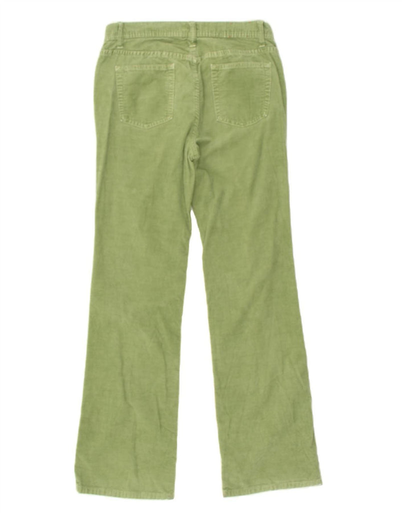 J. CREW Womens Bootcut Corduroy Trousers US 4 Small W30 L30 Green Cotton | Vintage J. Crew | Thrift | Second-Hand J. Crew | Used Clothing | Messina Hembry 