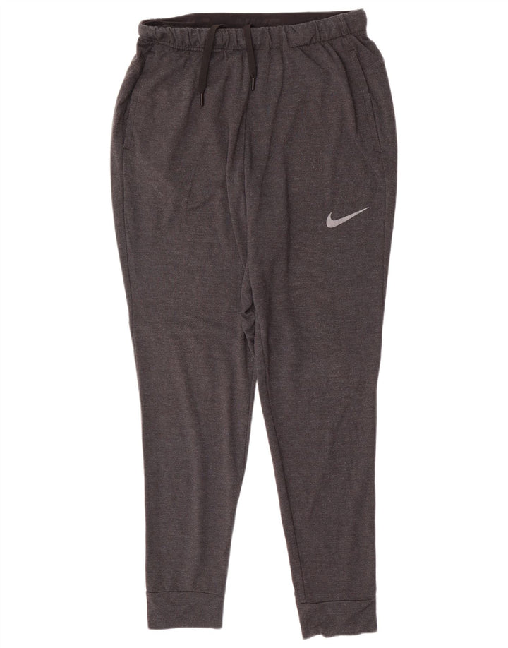 Nike Mens Tracksuit Trousers Joggers Medium  Grey Flecked Viscose
