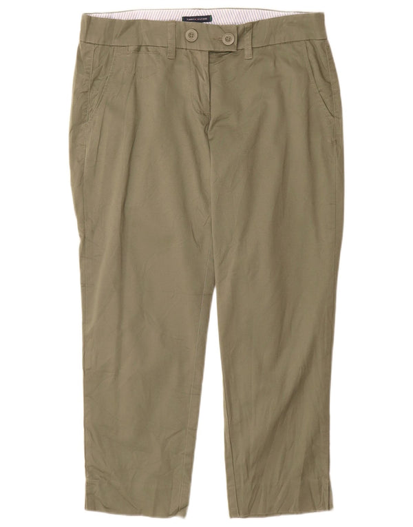 Tommy Hilfiger Womens Straight Suit Trousers US 6 Medium W30 L27 Khaki