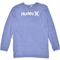 HURLEY Womens Graphic Top Long Sleeve UK 18 XL Blue Polyester | Vintage Hurley | Thrift | Second-Hand Hurley | Used Clothing | Messina Hembry 
