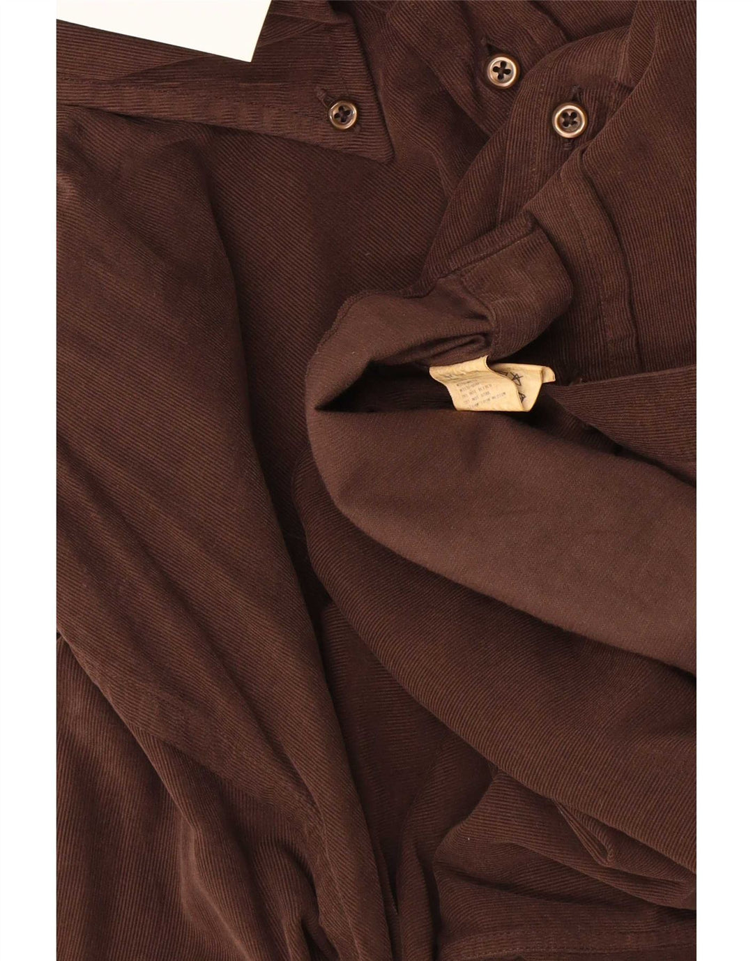 Avirex Mens Corduroy Shirt Large Brown Cotton