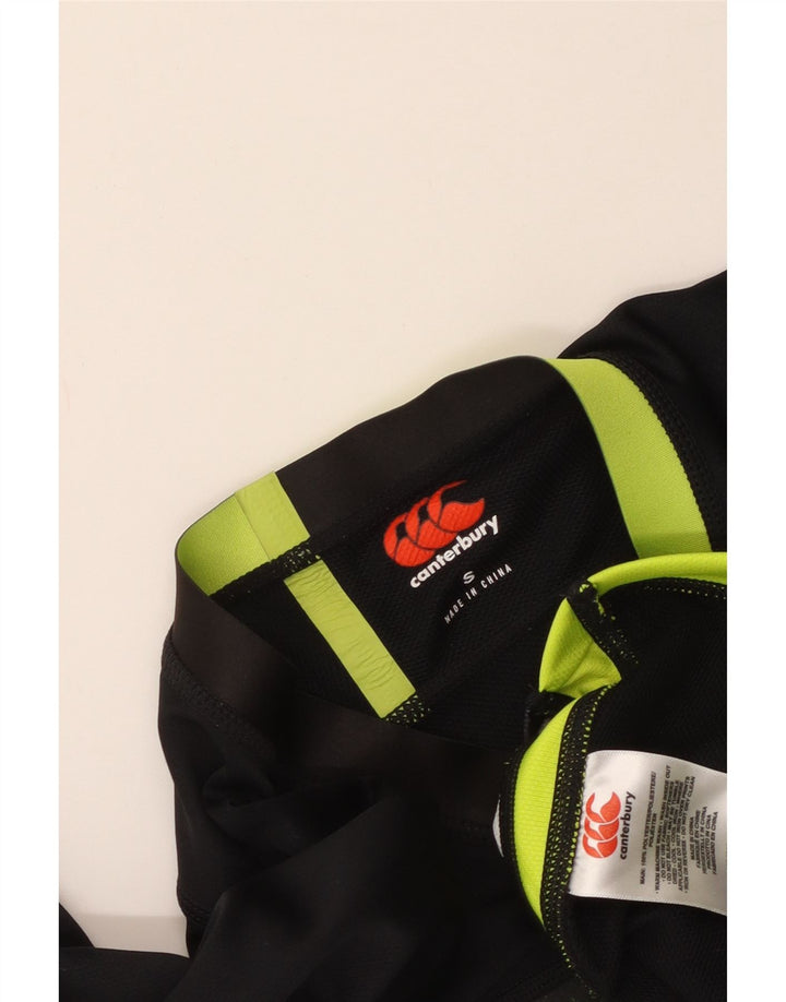 Canterbury Mens IRFU Graphic T-Shirt Top Small Black Geometric Polyester