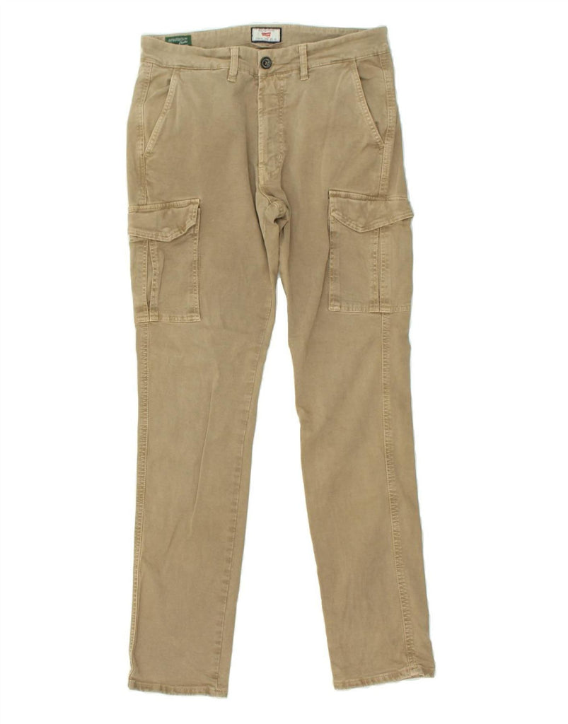 CARRERA Womens Slim Cargo Trousers IT 46 Large W31 L30  Beige Cotton | Vintage Carrera | Thrift | Second-Hand Carrera | Used Clothing | Messina Hembry 