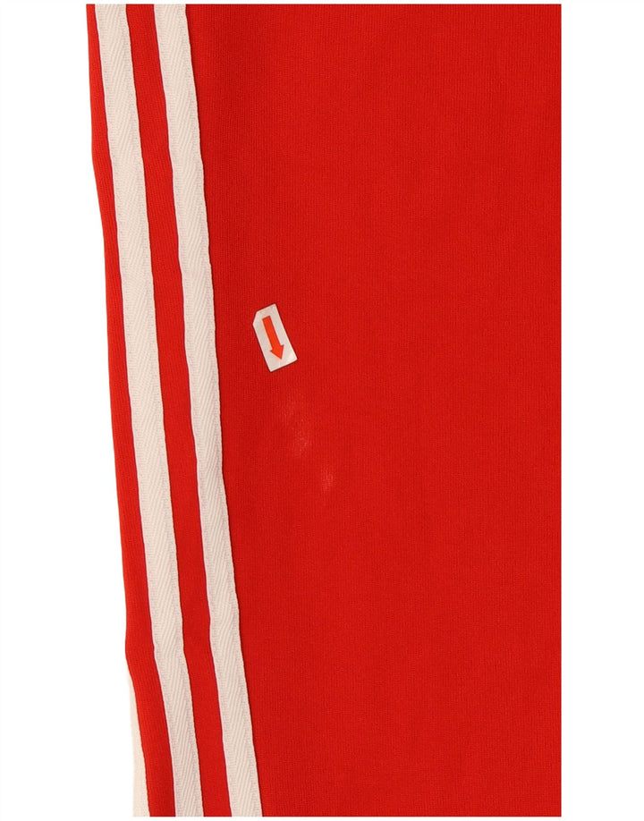 Adidas Mens Tracksuit Trousers Joggers Large  Red Polyester