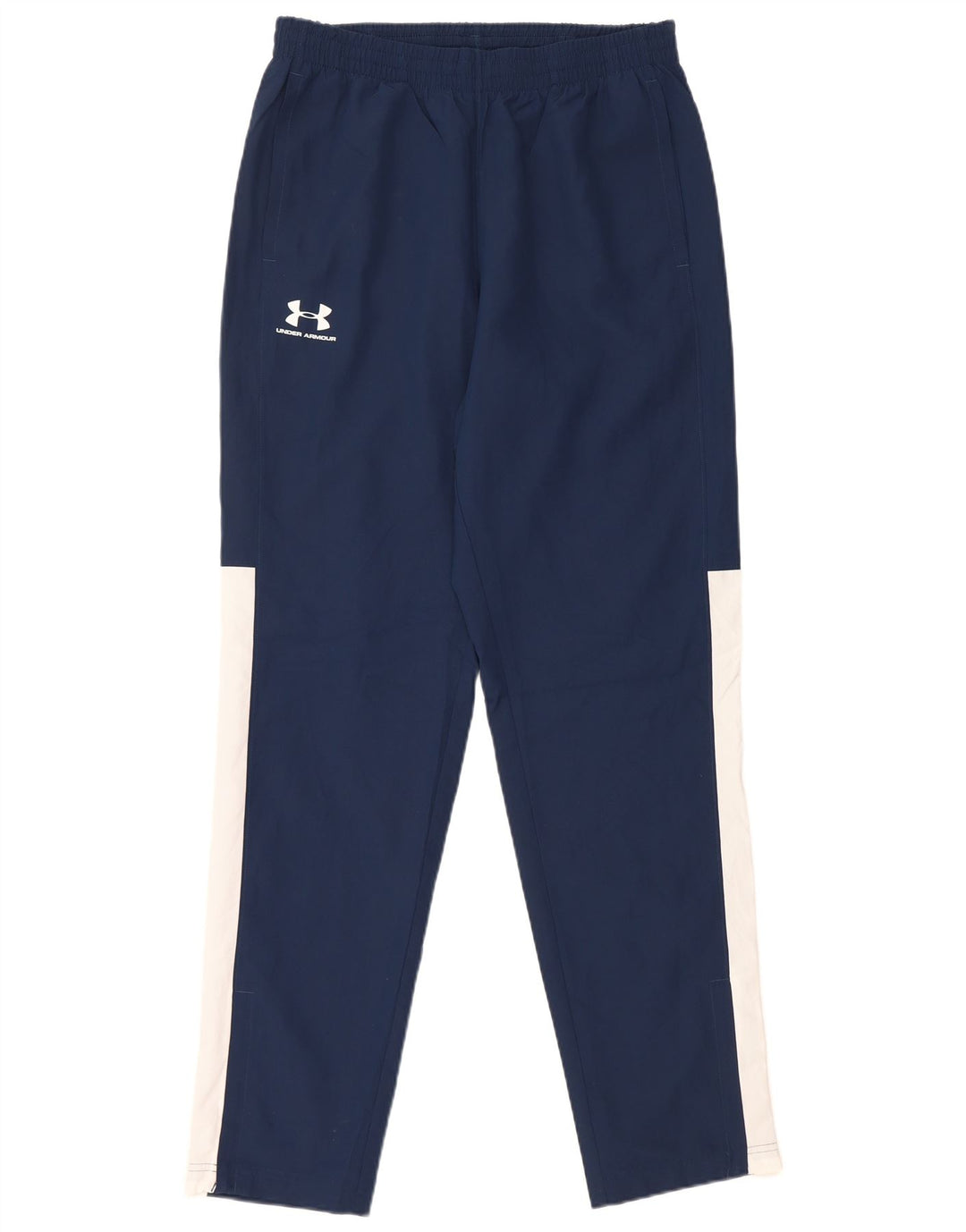 UNDER ARMOUR Mens Tracksuit Trousers Medium  Navy Blue Colourblock