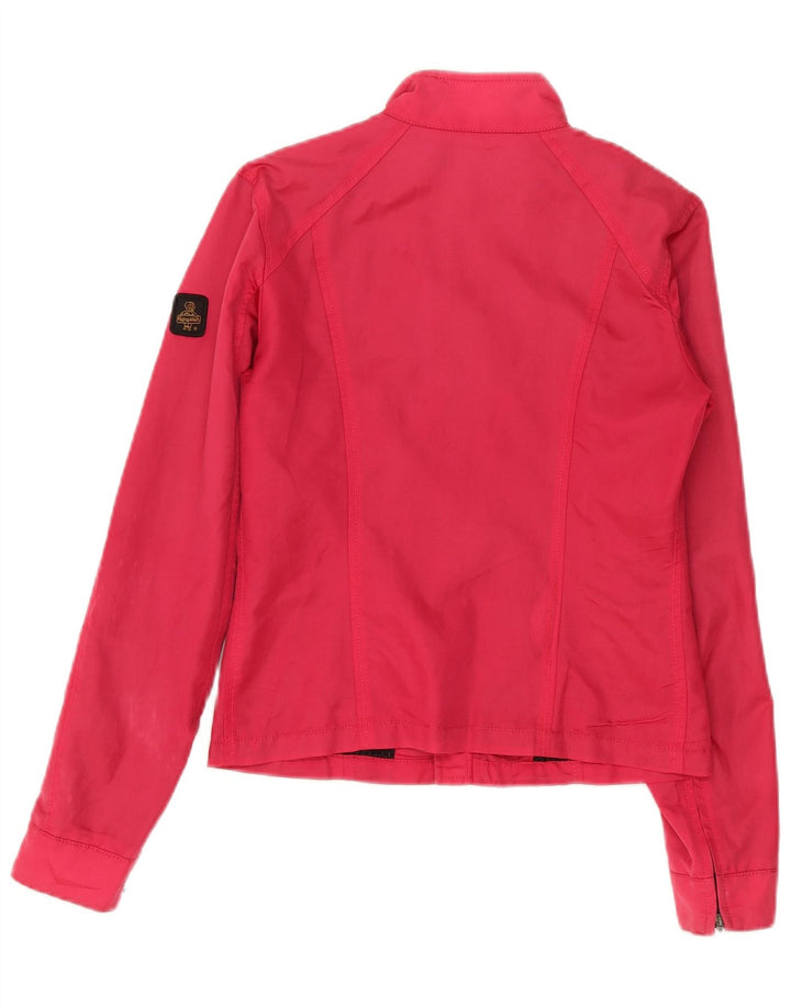 Refrigiwear Womens Rain Jacket IT 40 Small Pink Polyamide