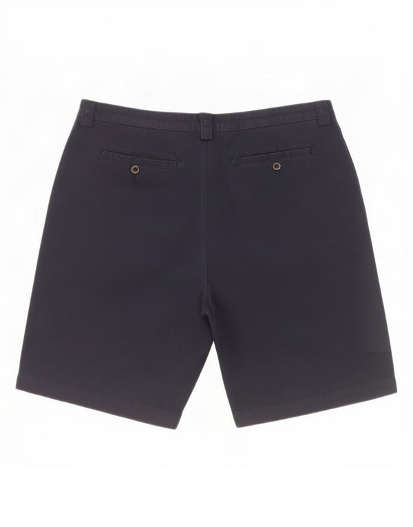 Etro Mens Chino Shorts Large W36 Navy Blue Cotton