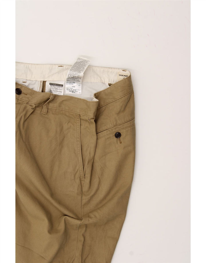 DOCKERS Mens Cargo Shorts W33 Medium Beige Cotton Vintage Dockers and Second-Hand Dockers from Messina Hembry 