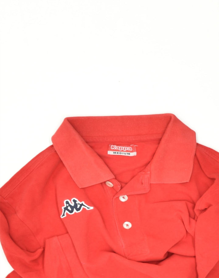 KAPPA Mens Polo Shirt Medium Red Cotton | Vintage Kappa | Thrift | Second-Hand Kappa | Used Clothing | Messina Hembry 