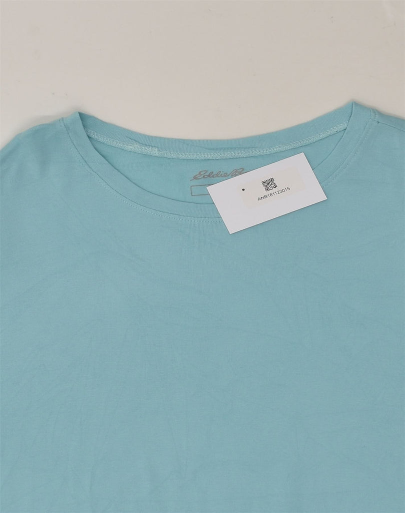 EDDIE BAUER Womens T-Shirt Top UK 20 2XL Blue | Vintage Eddie Bauer | Thrift | Second-Hand Eddie Bauer | Used Clothing | Messina Hembry 