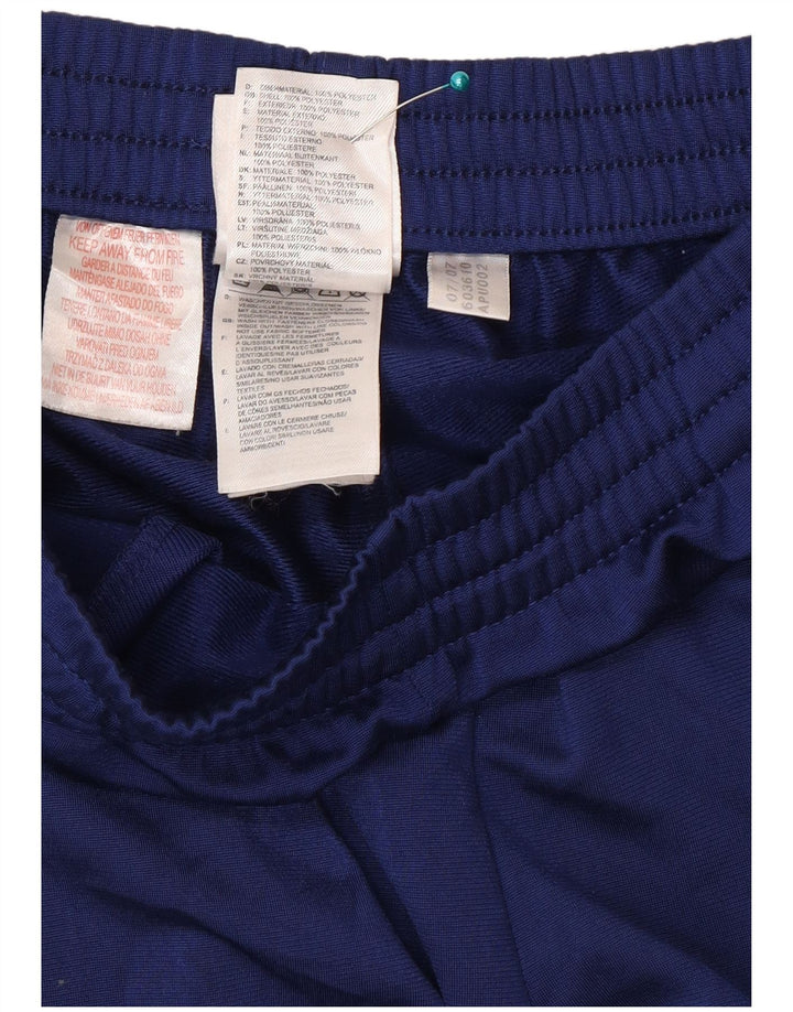 Adidas Boys Tracksuit Trousers 13-14 Years Navy Blue Polyester