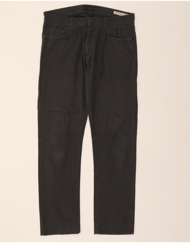 TRUSSARDI Womens Straight Jeans W33 L30 Grey Polyester Vintage Trussardi and Second-Hand Trussardi from Messina Hembry 