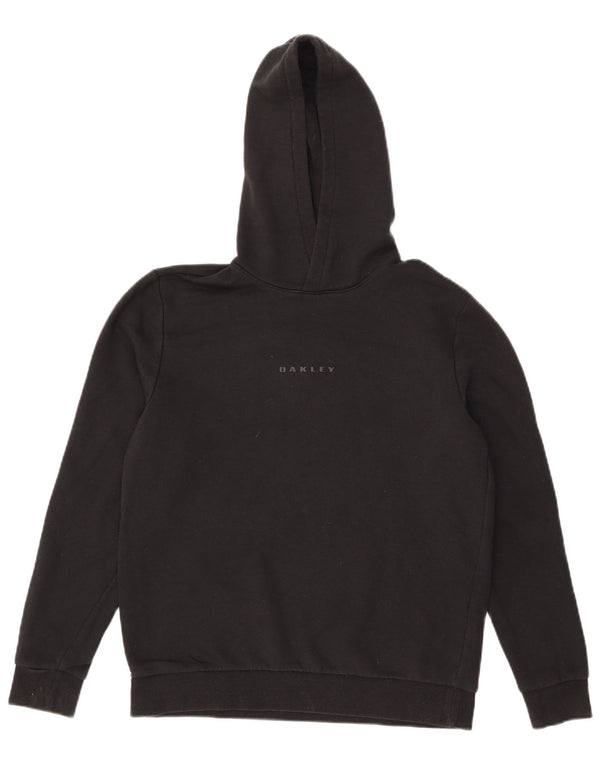 Oakley Mens Regular Fit Hoodie Jumper Small Black Cotton