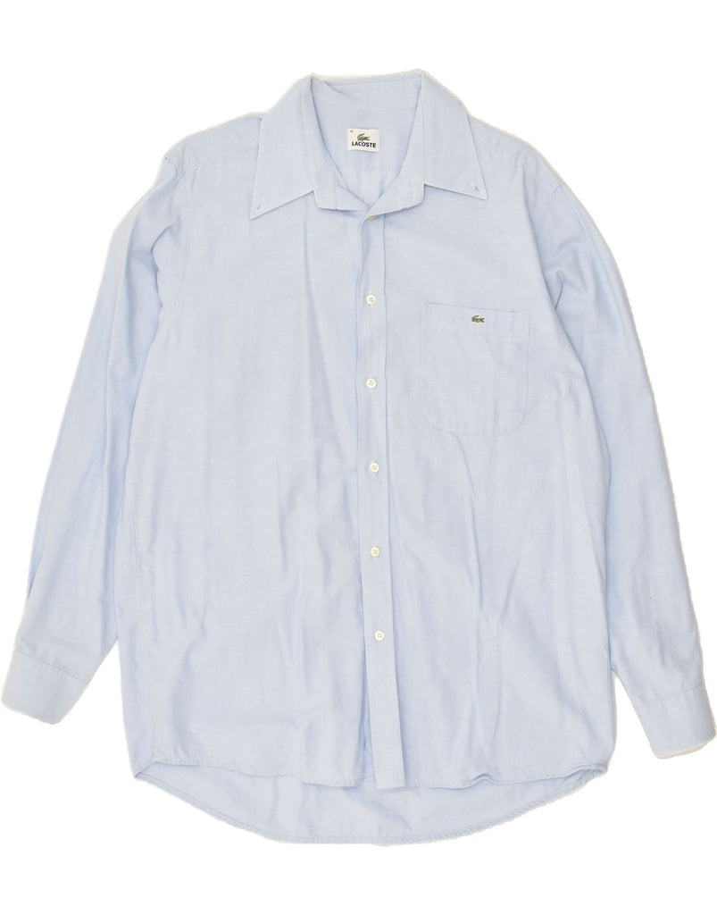 LACOSTE Mens Shirt Size 41 Medium Blue | Vintage Lacoste | Thrift | Second-Hand Lacoste | Used Clothing | Messina Hembry 