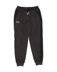 UNDER ARMOUR Boys Tracksuit Trousers Joggers 9-10 Years Medium  Grey