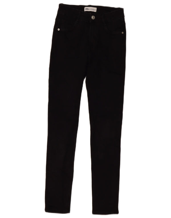 Zara Womens Skinny Jeans EU 34 2XS W24 L27 Black