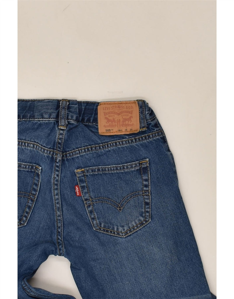 LEVI'S Boys 505 Regular Straight Jeans 9-10 Years W25 L25  Blue Cotton | Vintage Levi's | Thrift | Second-Hand Levi's | Used Clothing | Messina Hembry 