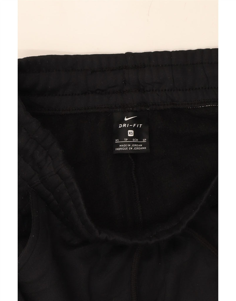 NIKE Womens Dri Fit Tracksuit Trousers UK 6 XS  Black Polyester Vintage Nike and Second-Hand Nike from Messina Hembry 