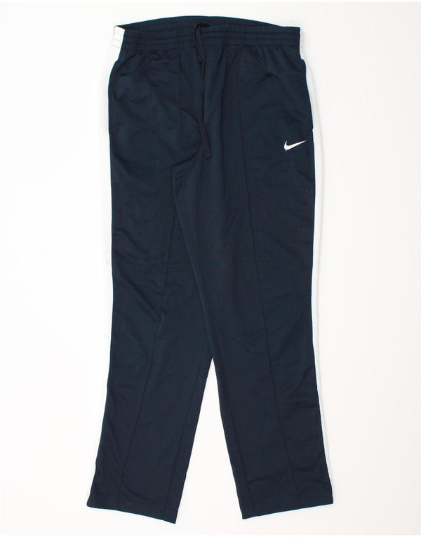 Nike Mens Tracksuit Trousers Large  Navy Blue Polyester
