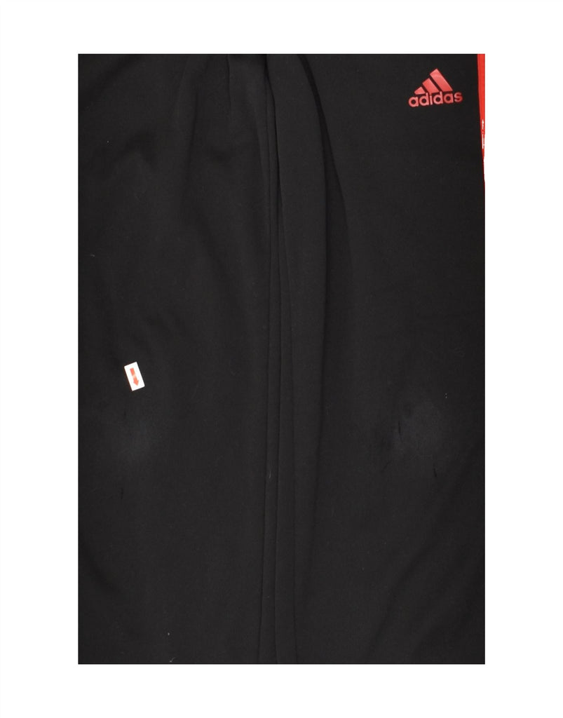 ADIDAS Boys Tracksuit Trousers 7-8 Years Small  Black Polyester | Vintage Adidas | Thrift | Second-Hand Adidas | Used Clothing | Messina Hembry 