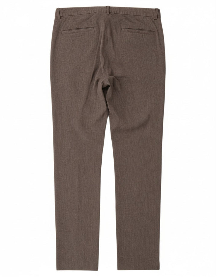 MASSIMO DUTTI Mens Slim Suit Trousers EU 42 Large W32 L32 Grey