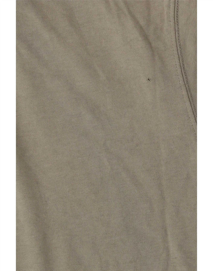 Jack Wills Mens Relaxed Fit T-Shirt Top Medium Khaki Cotton
